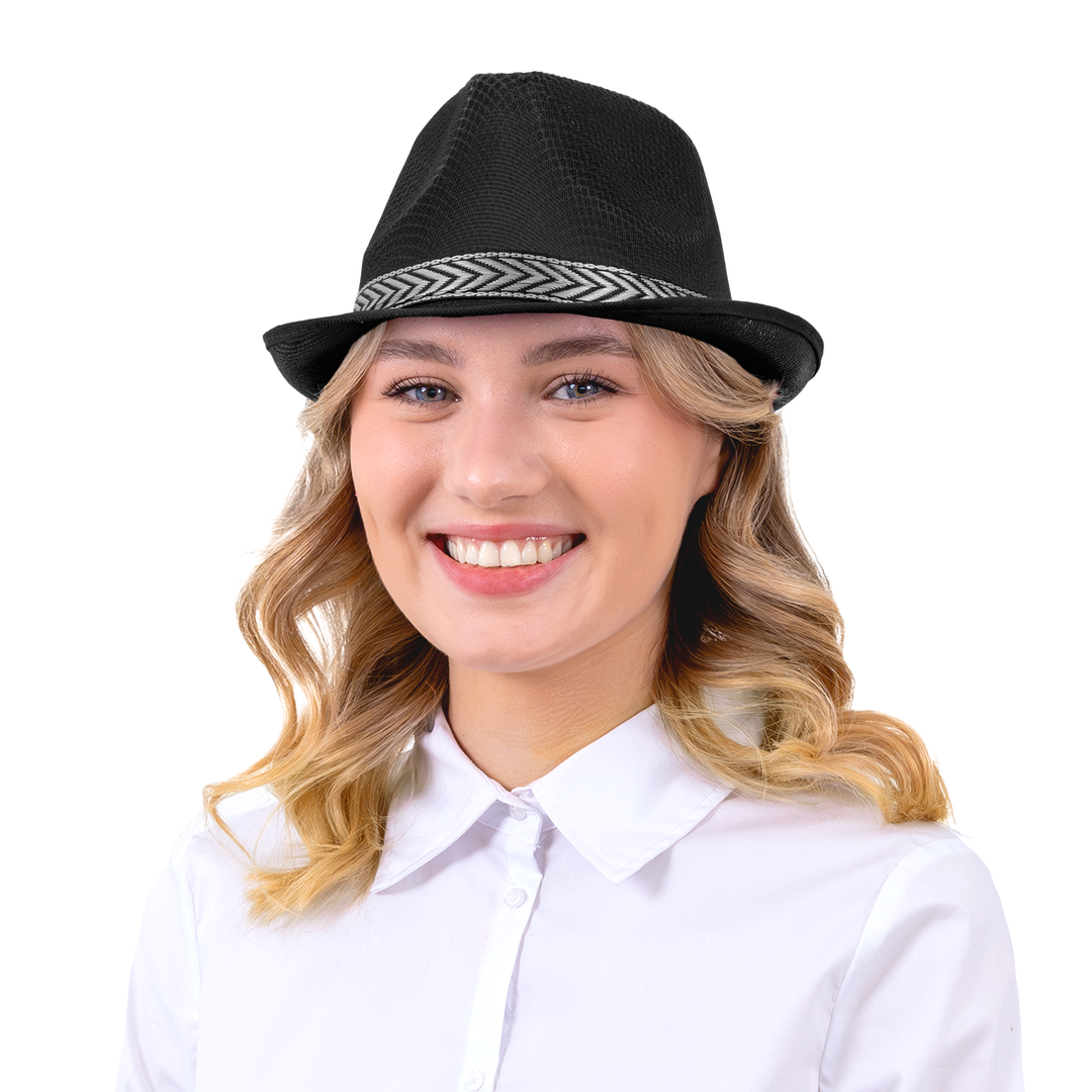 Kapelusz trilby czarny