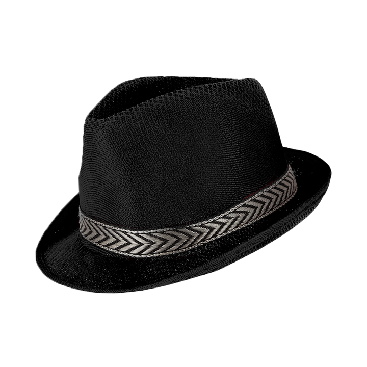 Kapelusz trilby czarny