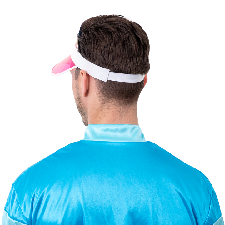 Daszek przeciwsłoneczny przezroczysty różowy