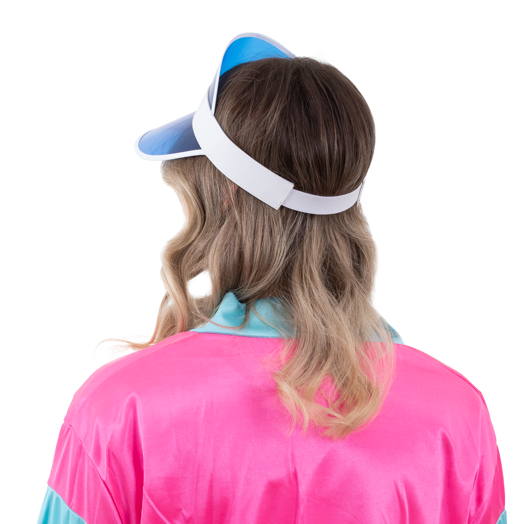 Daszek przeciwsłoneczny przezroczysty niebieski