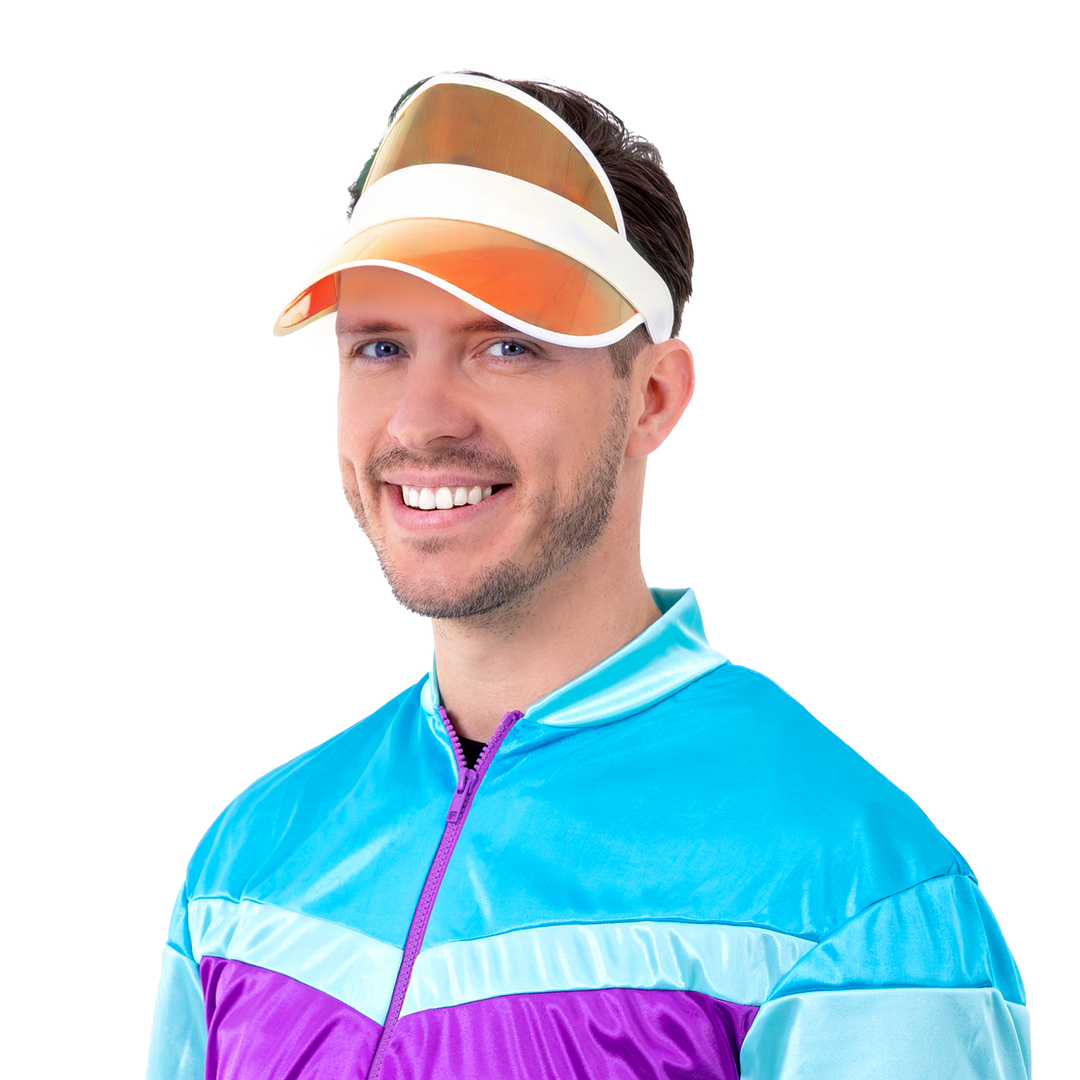 Daszek przeciwsłoneczny przezroczysty pomarańczowy