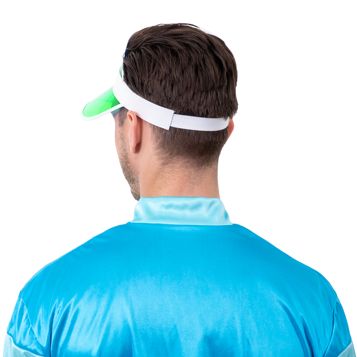 Daszek przeciwsłoneczny przezroczysty zielony