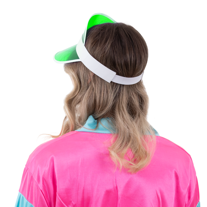 Daszek przeciwsłoneczny przezroczysty zielony