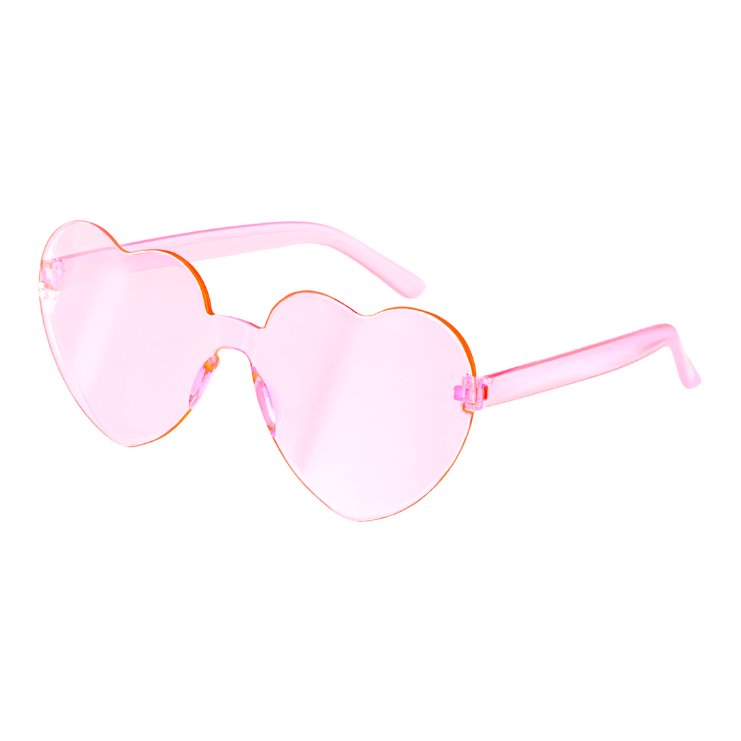 Imprezowe okulary Serca różowe