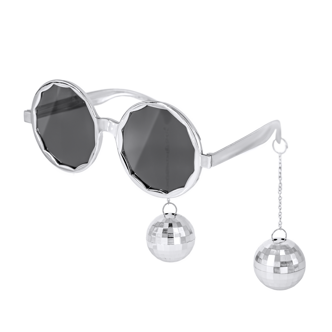 Imprezowe okulary Silver Disco