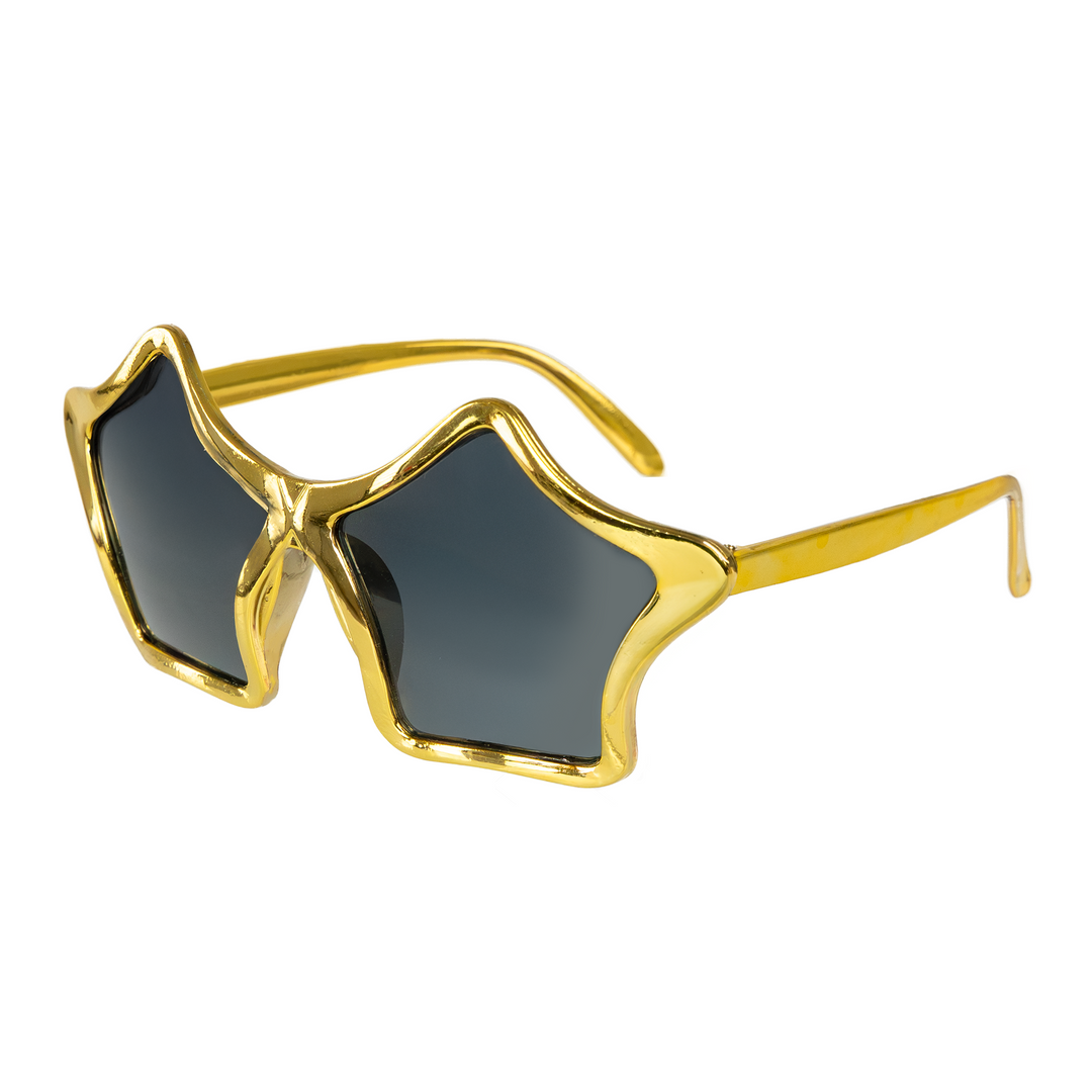 Imprezowe okulary Gwiazdy złote