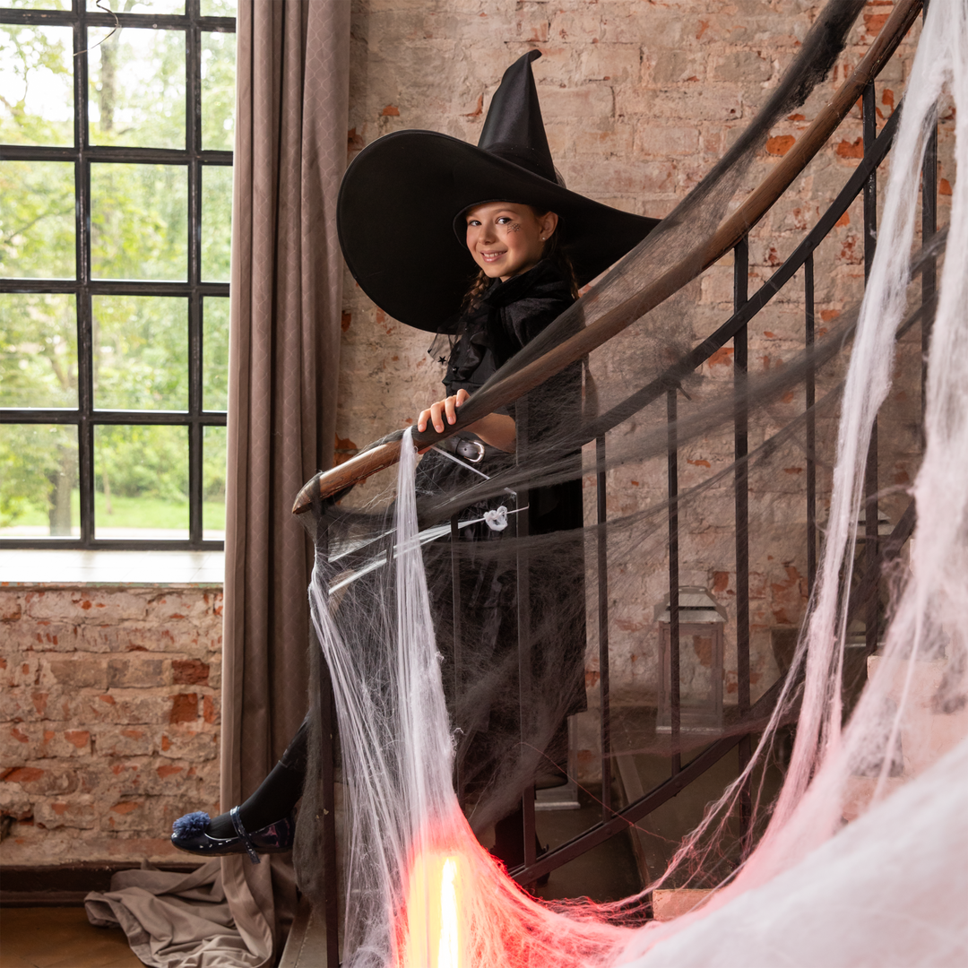 Kapelusz czarownicy Halloween czarny Ø 60 cm