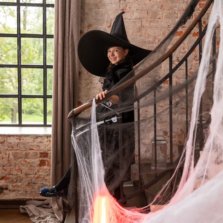 Kapelusz czarownicy Halloween czarny Ø 60 cm