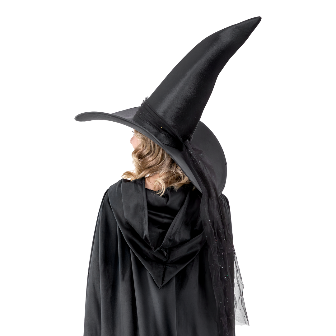 Kapelusz czarownicy Halloween czarny Ø 60 cm