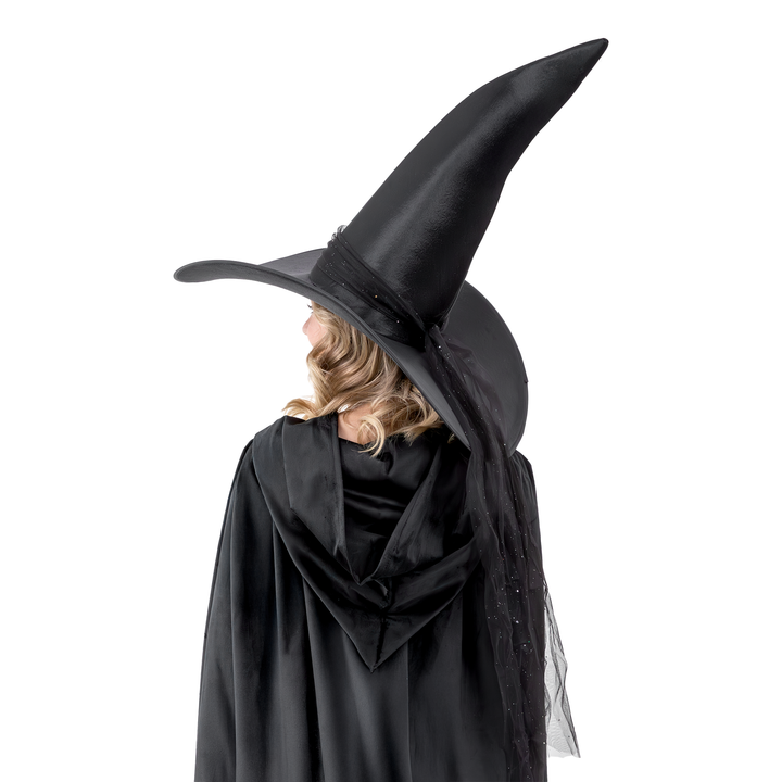 Kapelusz czarownicy Halloween czarny Ø 60 cm