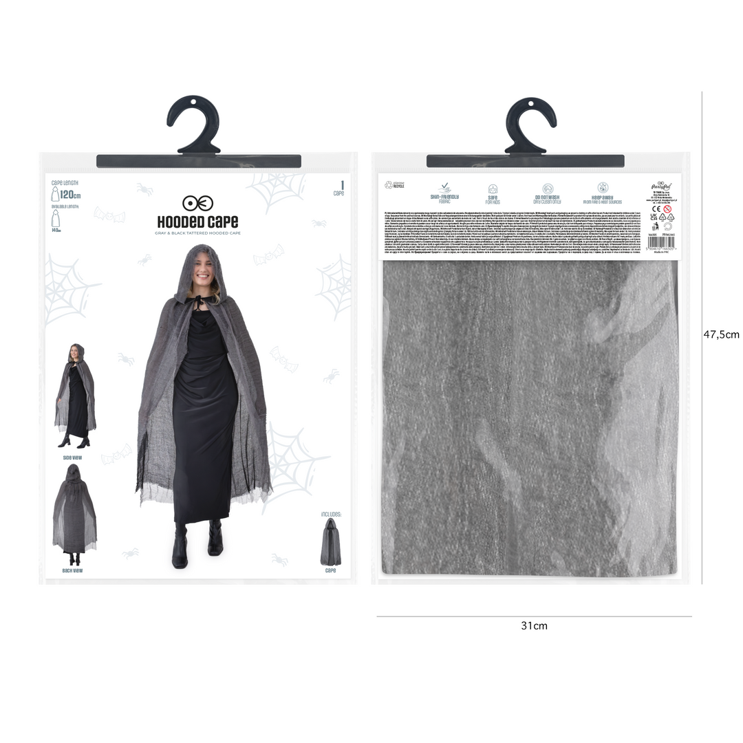 Peleryna z kapturem 120 cm