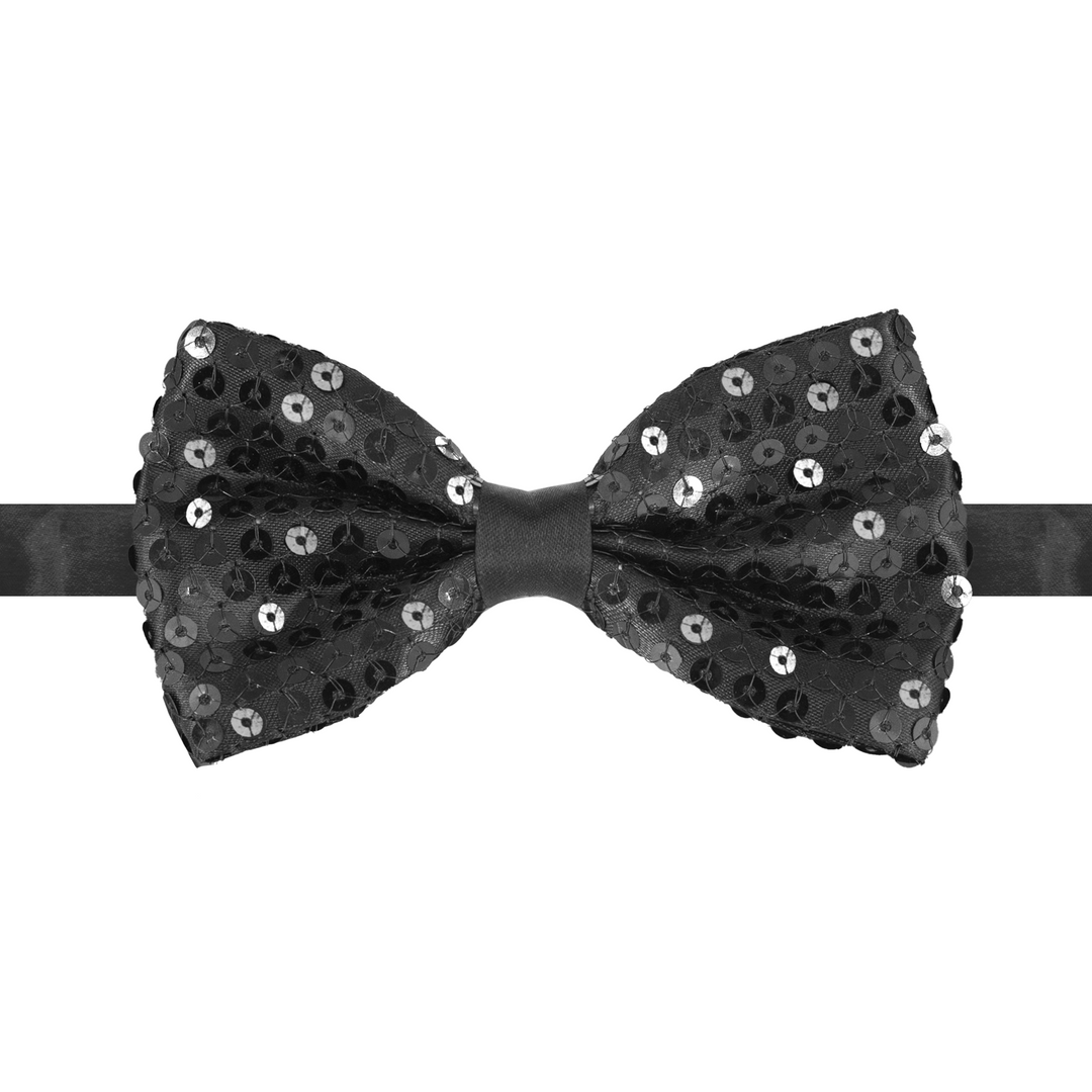 Mucha cekinowa czarna