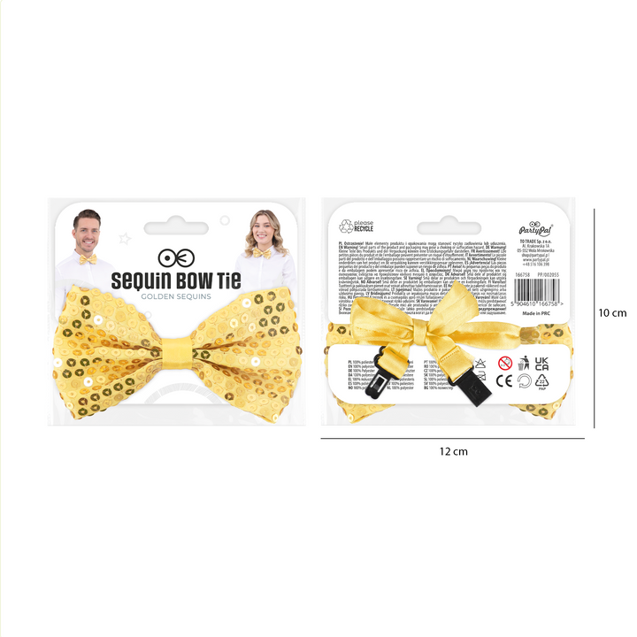 Mucha cekinowa złota