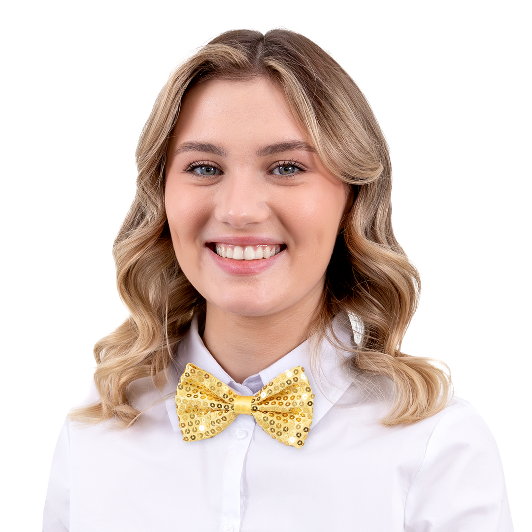 Mucha cekinowa złota