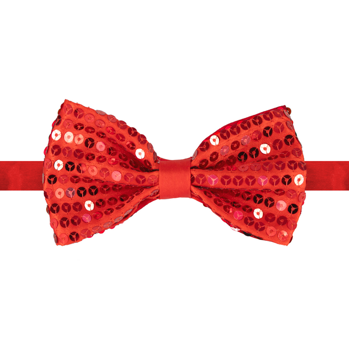 Mucha cekinowa czerwona