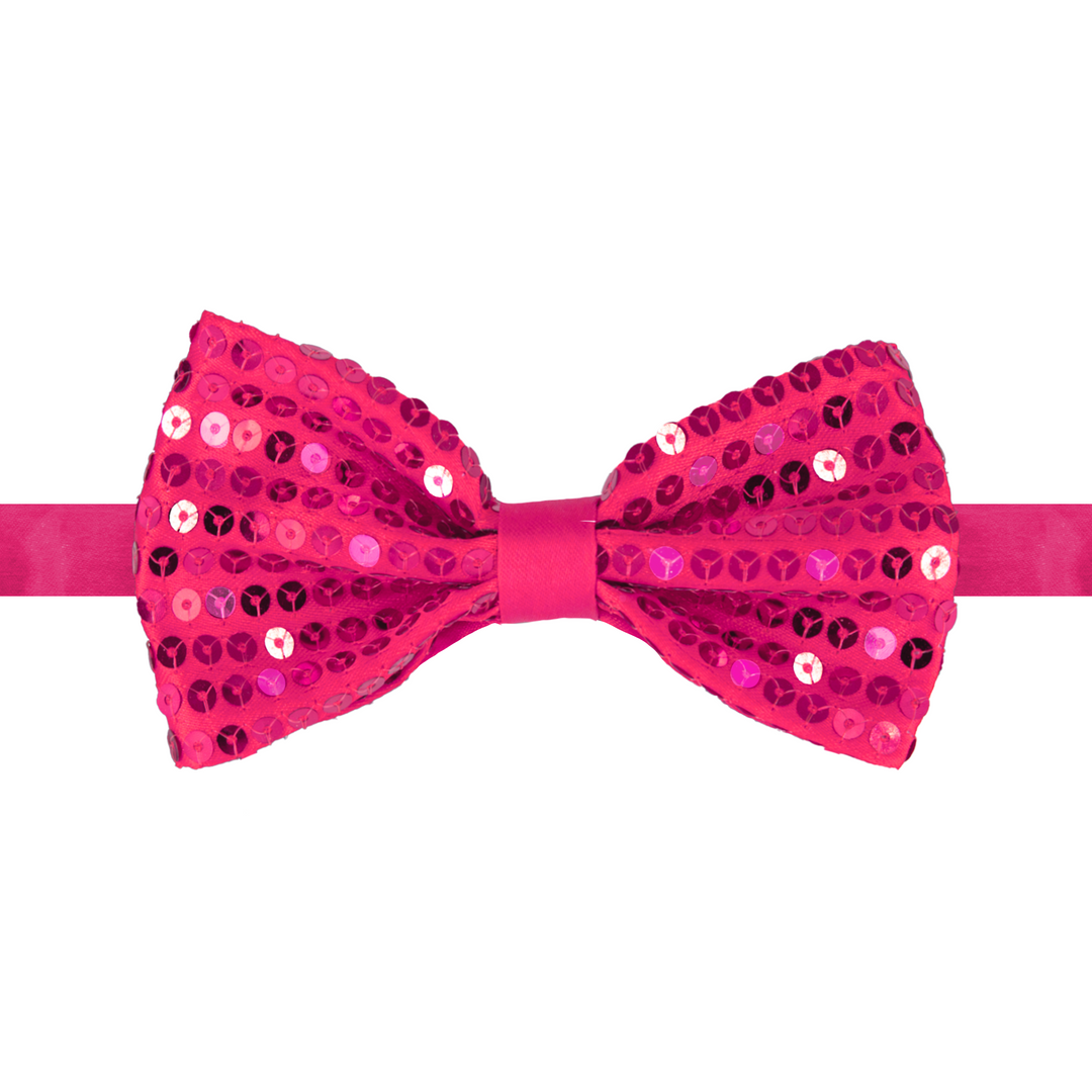 Mucha cekinowa różowa