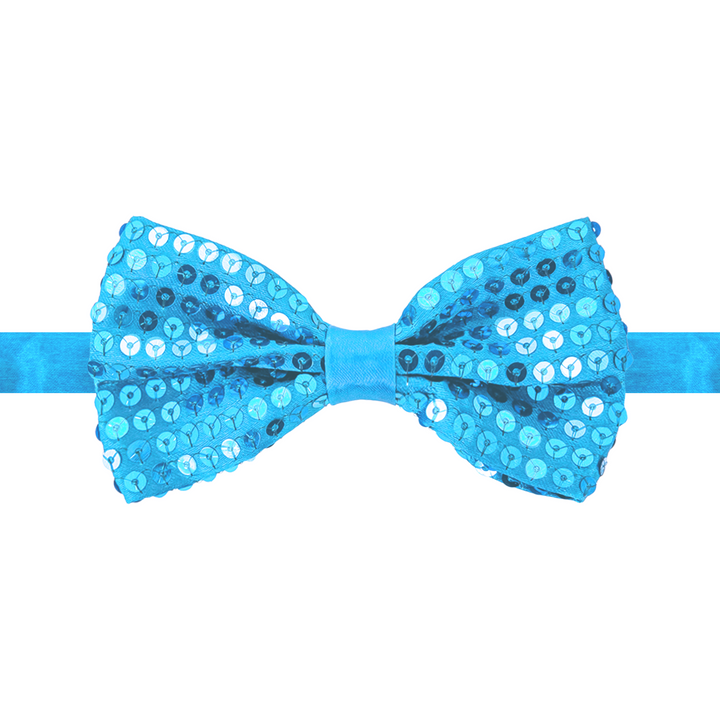 Mucha cekinowa niebieska