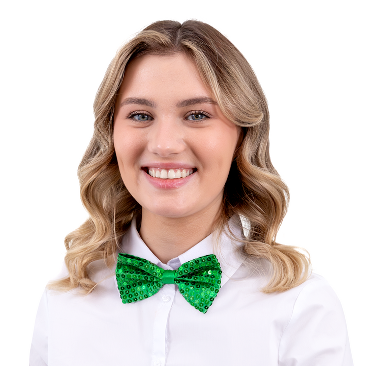 Mucha cekinowa zielona