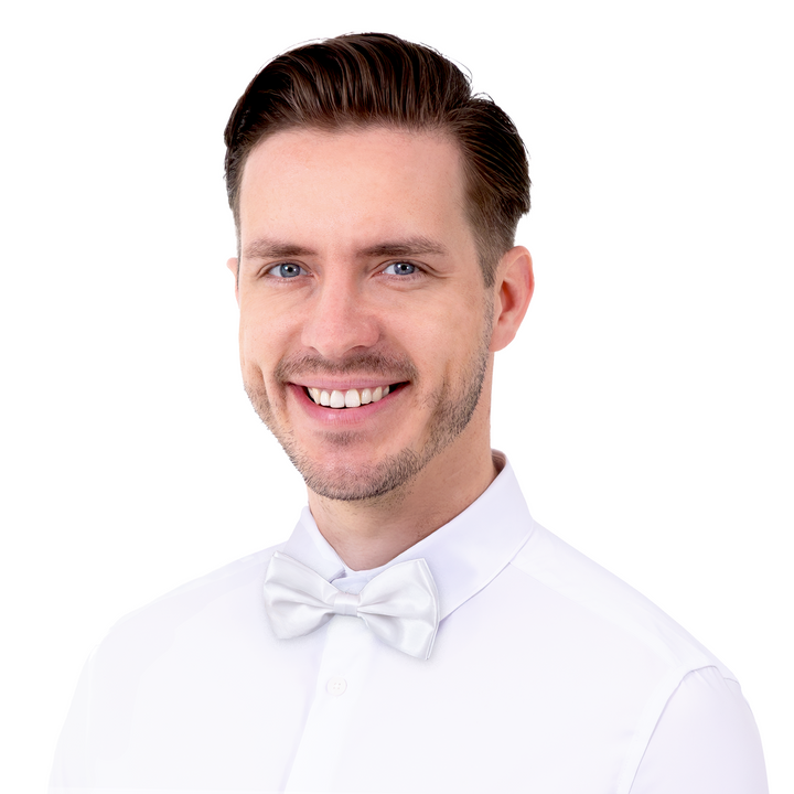 Mucha satynowa biała