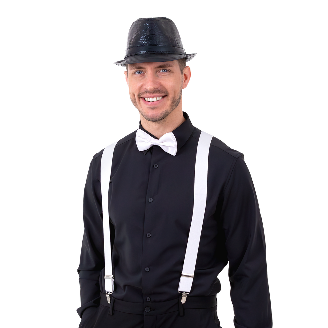 Mucha satynowa biała