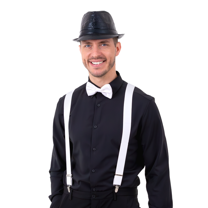 Mucha satynowa biała