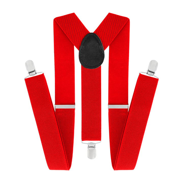 Szelki do spodni czerwone