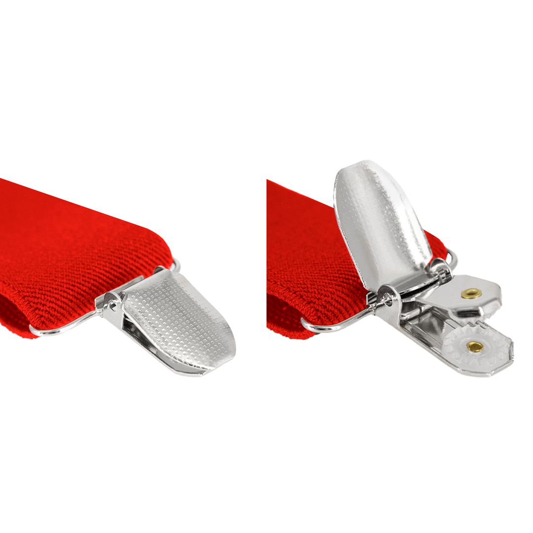 Szelki do spodni czerwone