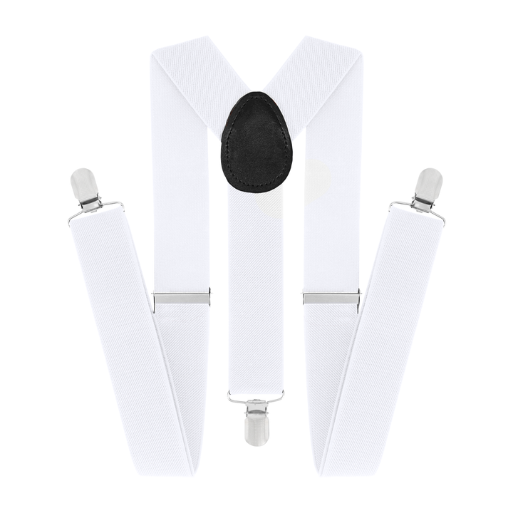 Szelki do spodni białe