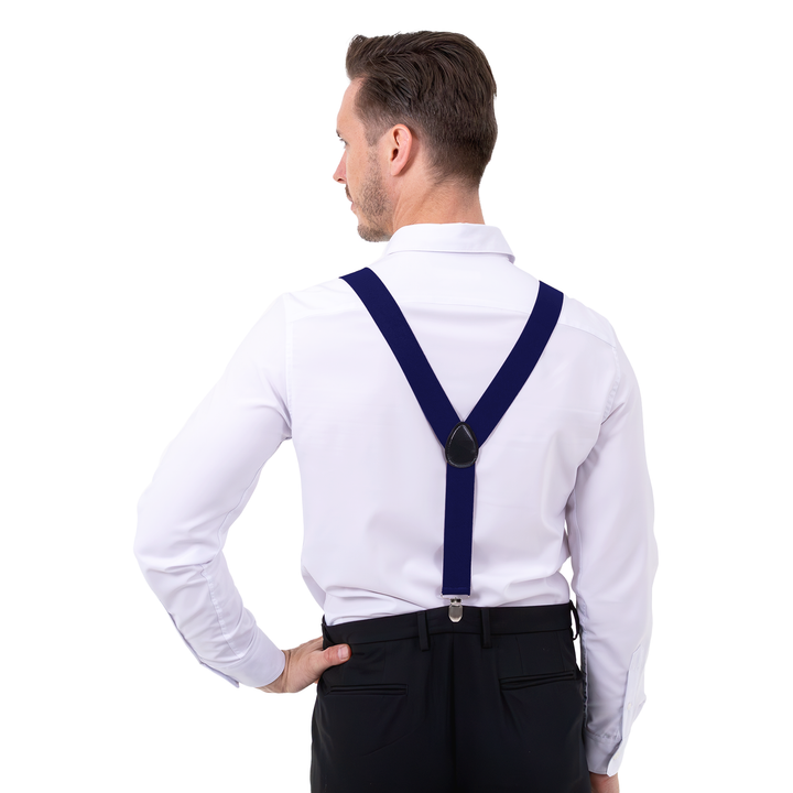 Szelki do spodni granatowe