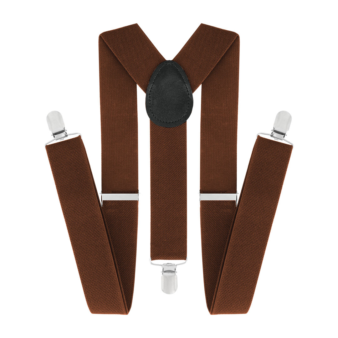 Szelki do spodni brązowe
