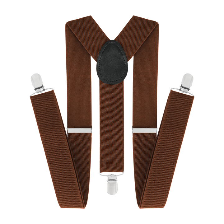 Szelki do spodni brązowe