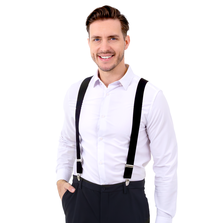 Szelki do spodni czarne