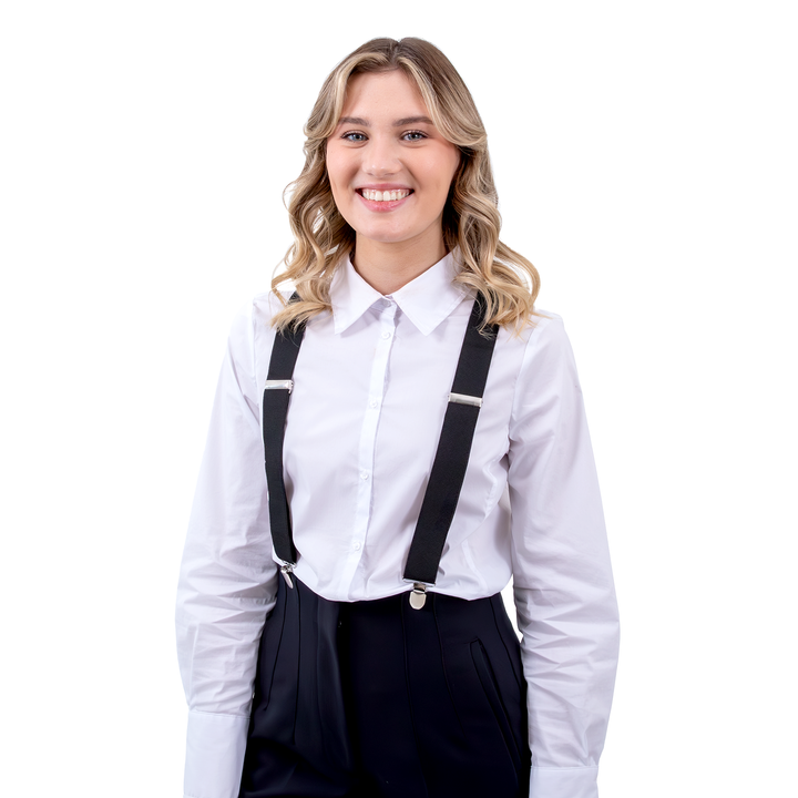 Szelki do spodni czarne