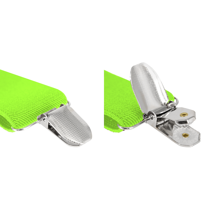 Szelki do spodni neonowe zielone