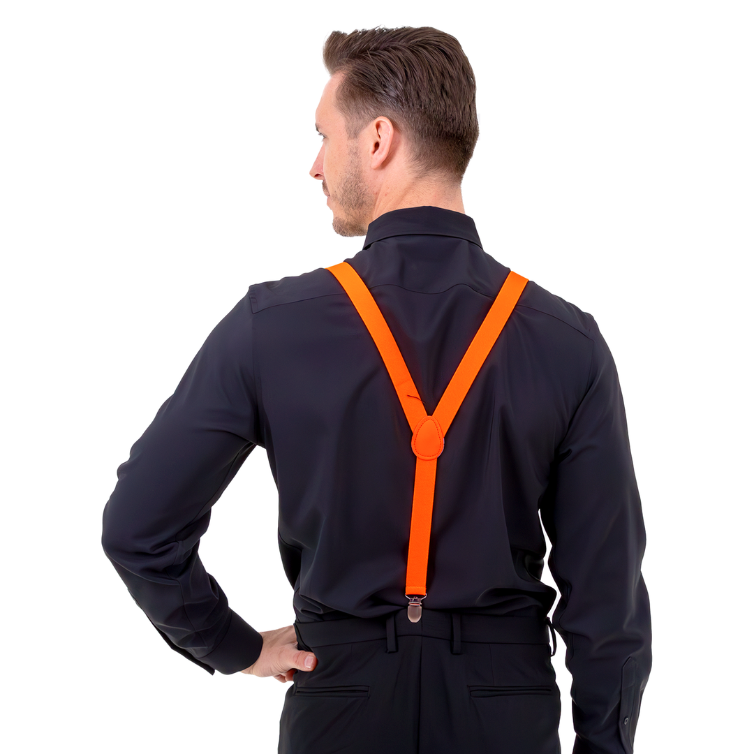 Szelki do spodni neonowe pomarańczowe