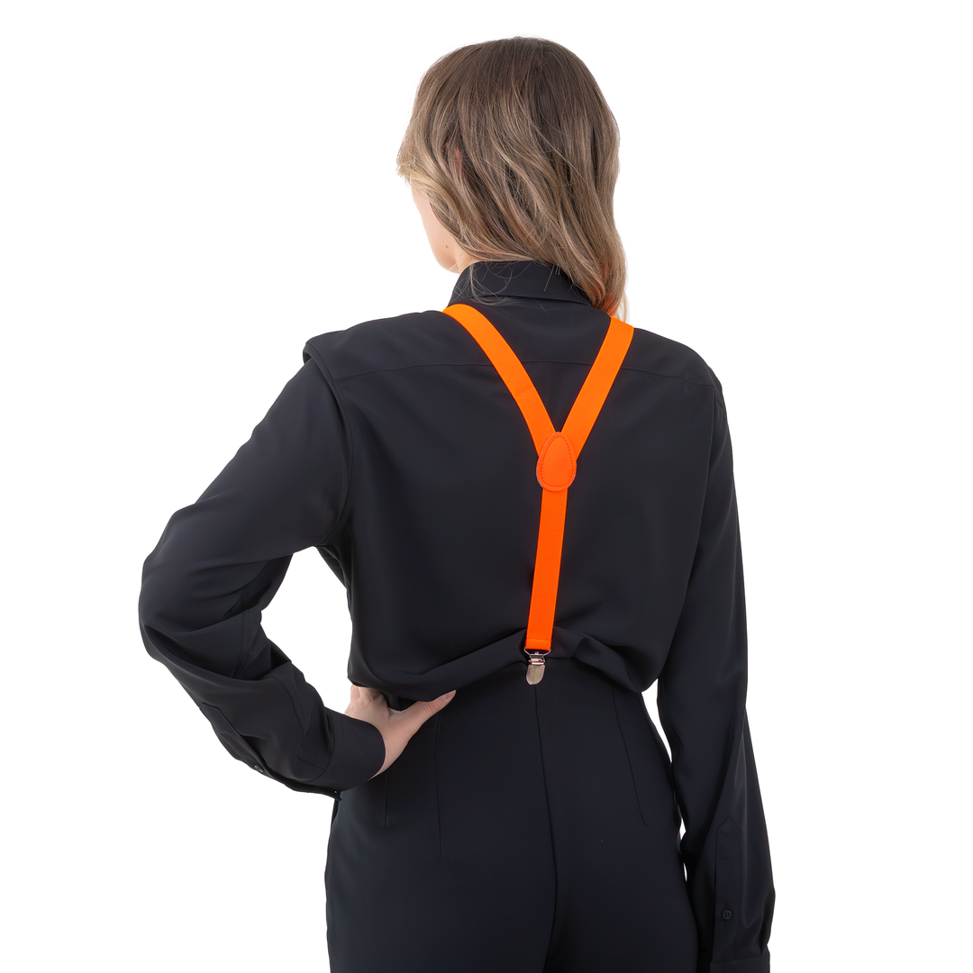 Szelki do spodni neonowe pomarańczowe