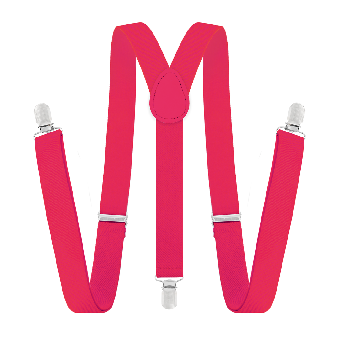 Szelki do spodni różowe