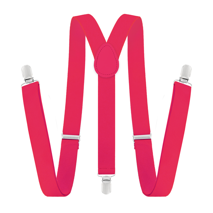 Szelki do spodni różowe