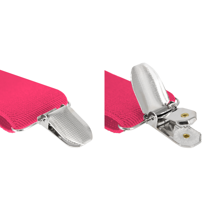 Szelki do spodni różowe