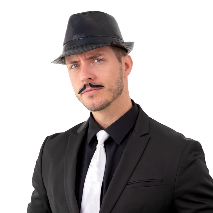 Sztuczne wąsy czarne zestaw 5 szt.