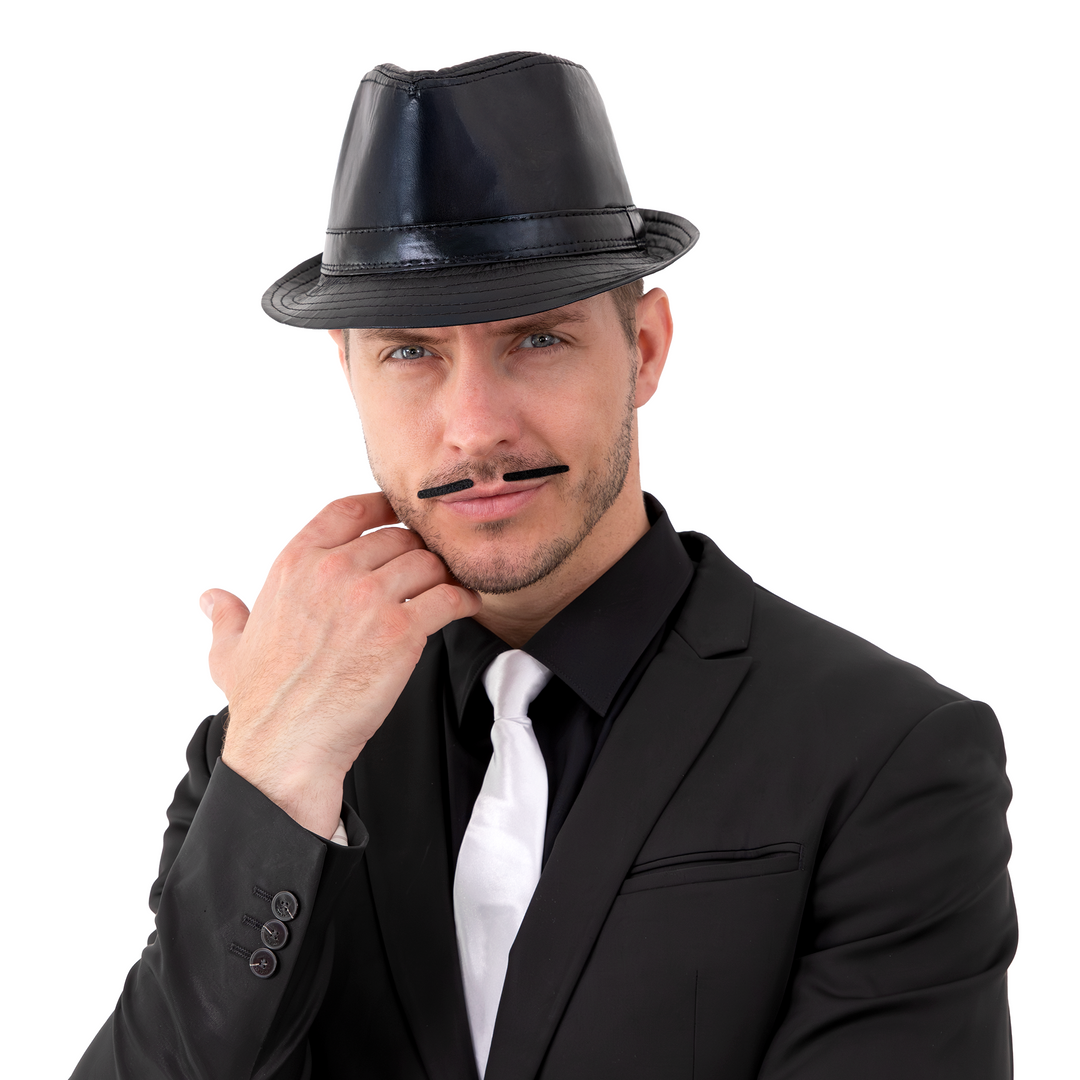 Sztuczne wąsy czarne zestaw 5 szt.