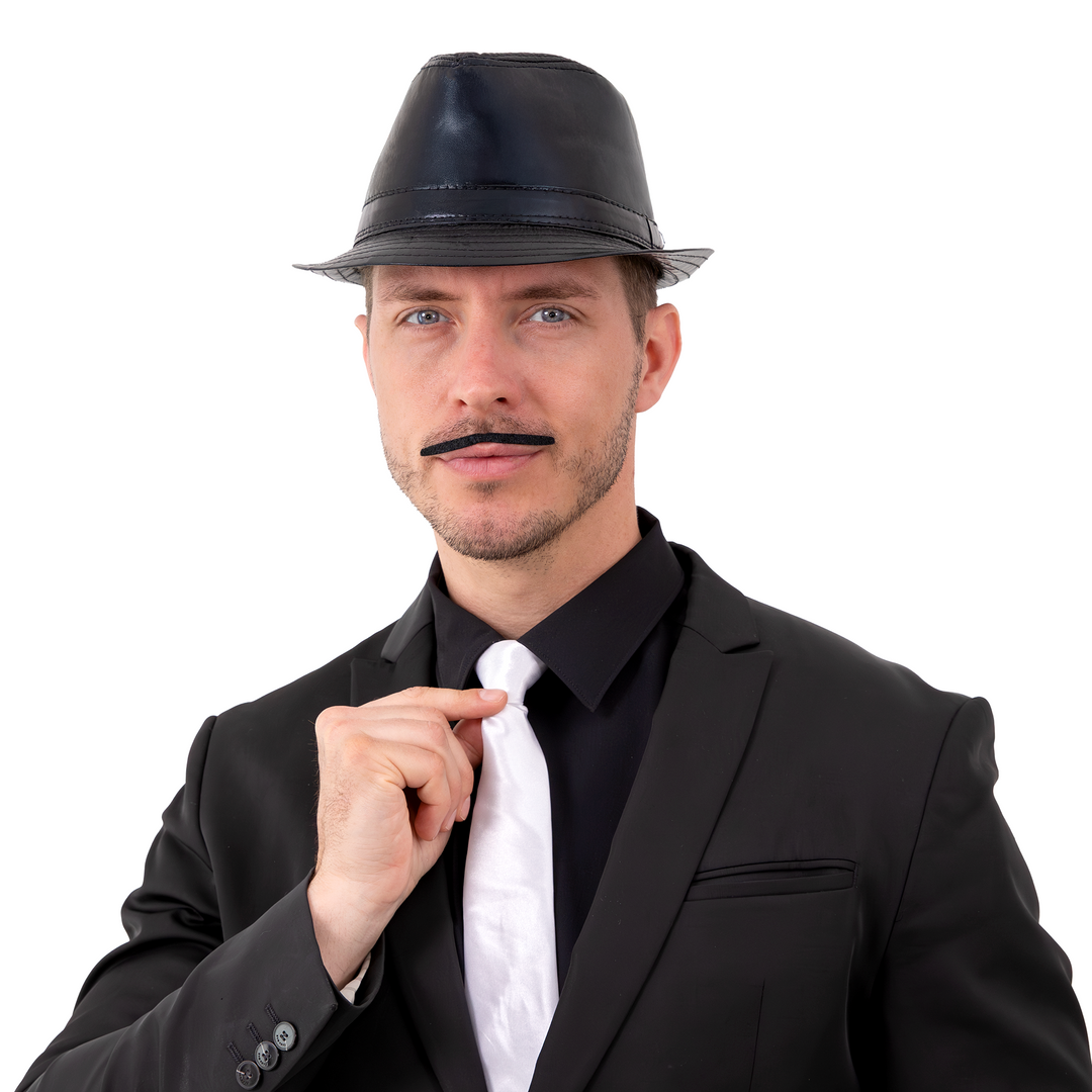 Sztuczne wąsy czarne zestaw 5 szt.