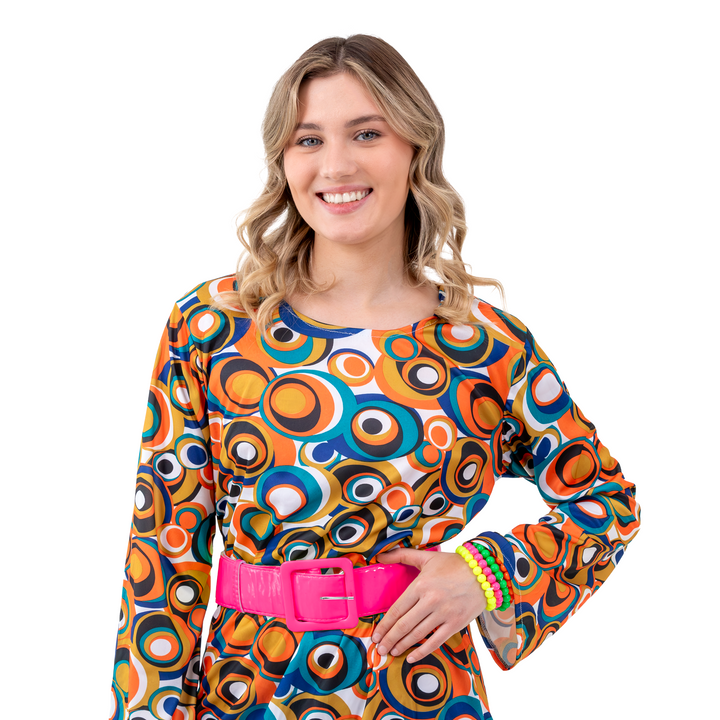 Pasek neonowy różowy 5,5 cm