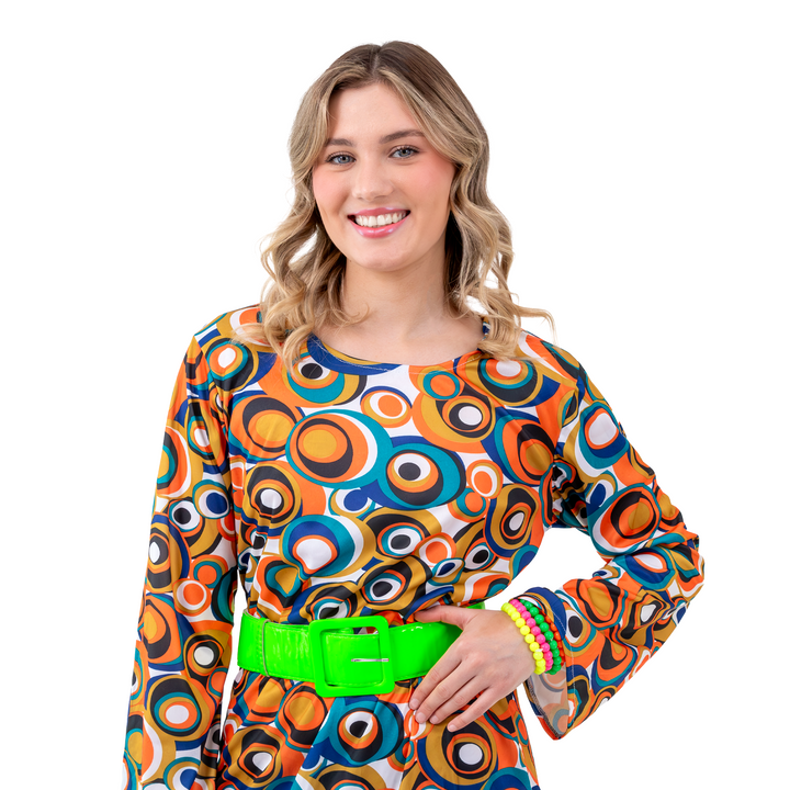 Pasek neonowy zielony 5,5 cm