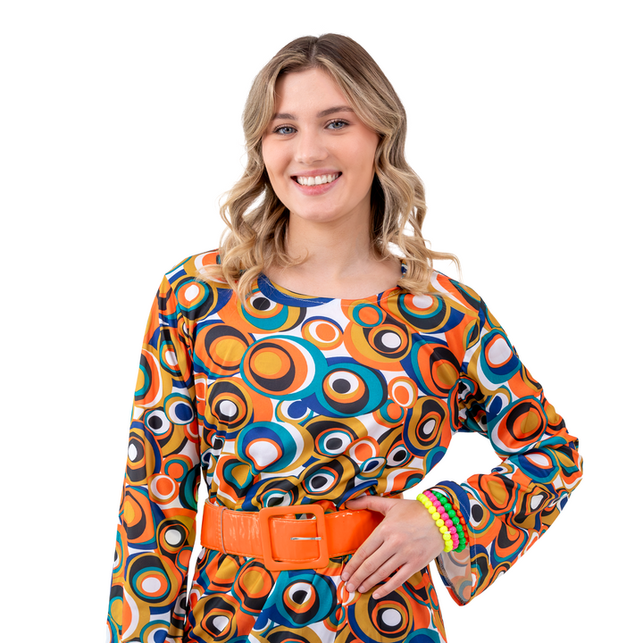 Pasek neonowy pomarańczowy 5,5 cm