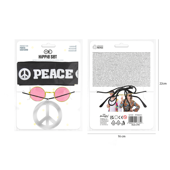 Zestaw 3 częściowy w stylu hippisowskim