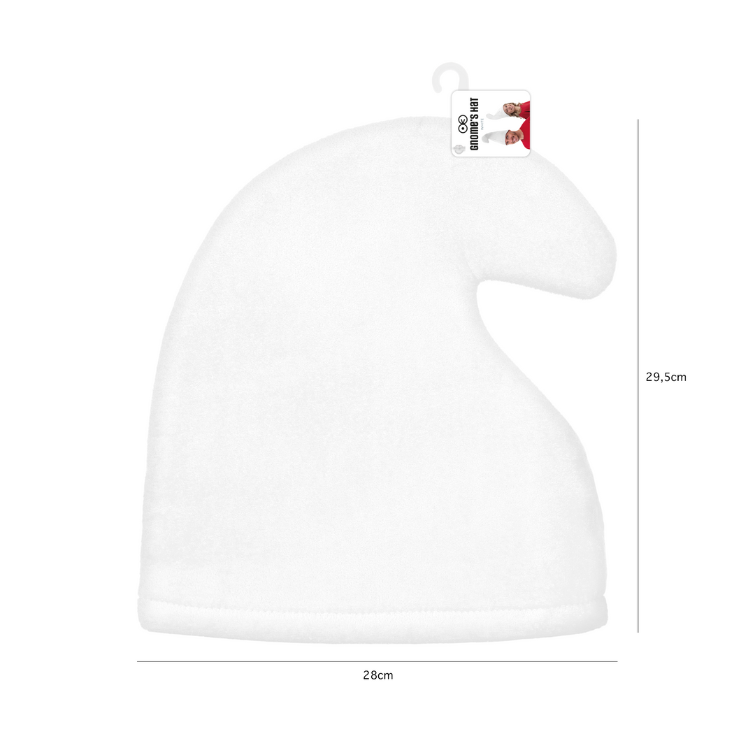 Czapka Krasnala biała