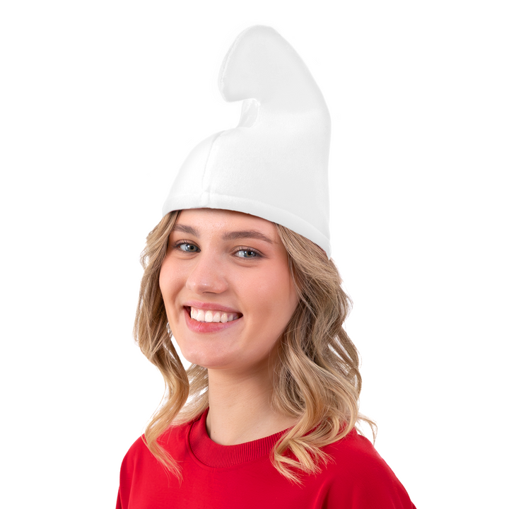 Czapka Krasnala biała