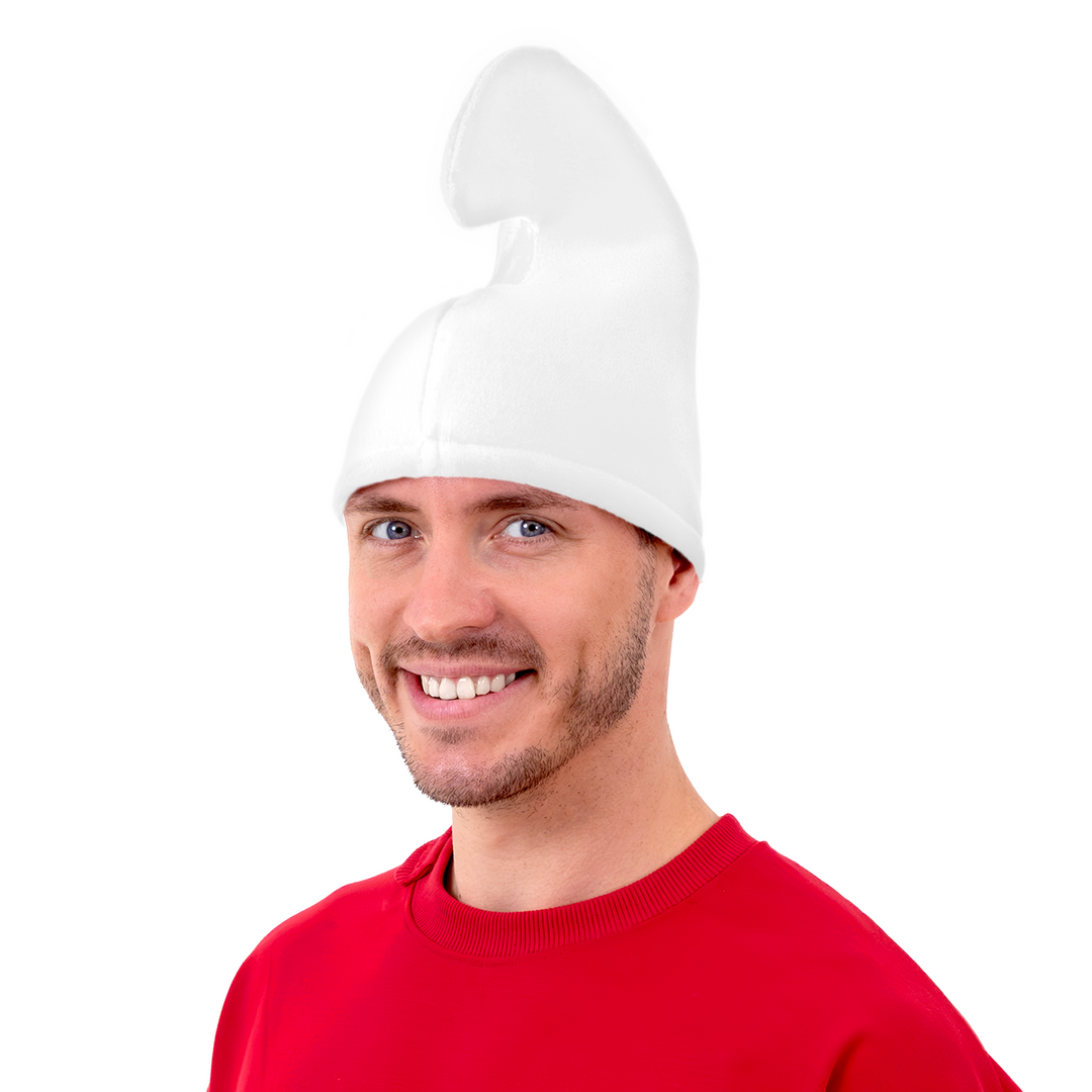 Czapka Krasnala biała