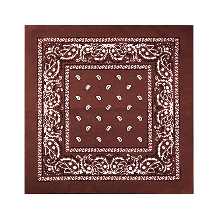 Chustka bandana brązowa